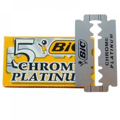 Леза для бриття Bic Chrome Platinum 5 шт 002489 фото Деліціо фуд