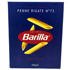 Макарони Barilla - Penne Rigate №73 500 г 6260456 фото Деліціо фуд
