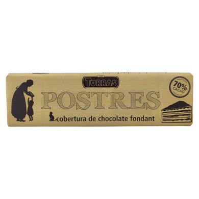 Шоколад Torras Postres чорний 70% без глютену 300 г 6264604 фото Деліціо фуд