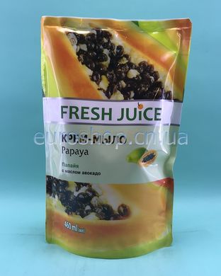 Крем-мило Fresh Juice дой-пак Papaya 460 мл 6261299 фото Деліціо фуд
