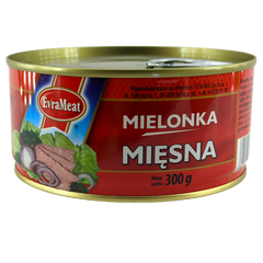 Паштет мясний EvraMeat Mielonka Miesna 300 г 6264000 фото Деліціо фуд