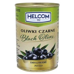 Оливки Helcom - чорні без кісточки 280 г (ЖБ) 6269617 фото Деліціо фуд