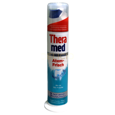 Зубна паста Thera Med Atem-Frisch профілактична освіжаюча гелева 100мл (Німеччина) 005218 фото Деліціо фуд