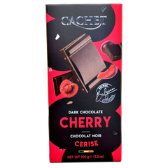 Шоколад чорний Cachet Cherry 57% 100 г 6269904 фото Деліціо фуд