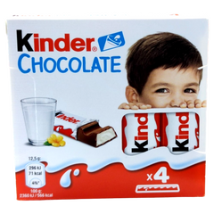Шоколад Kinder Chocolate 4 батончиків 50г 6262564 фото Деліціо фуд