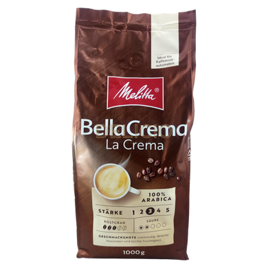 Кава в зернах Melitta Bella Crema La Crema 1 кг (100% Arabica)