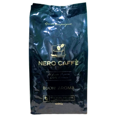 Кава в зернах Nero Caffe Buon aroma 1 кг (чорна)
