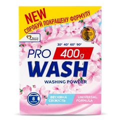 Пральний порошок ProWash Весняна свіжість 400 г 011025 фото Деліціо фуд