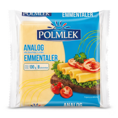 Сир тостовий Polmlek Емменталер 130 г 6271686 фото Деліціо фуд