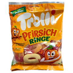 Желейки Trolli Pfirsich Ringe 150 г 6270089 фото Деліціо фуд