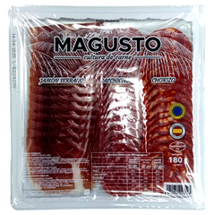 Нарізка Magusto Jamon Serrano + Chorizo + Salchichon 180г 6270564 фото Деліціо фуд