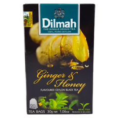 Чай Dilmah Ginger & Honey Імбир і мед 20 пак 6269092 фото Деліціо фуд