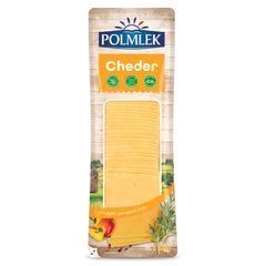 Сир нарізка Polmlek Cheder 1кг 6271754 фото Деліціо фуд