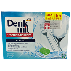 Таблетки для ПММ Denkmit geschirr-reiniger classic 60 + 5 шт 000398 фото Деліціо фуд