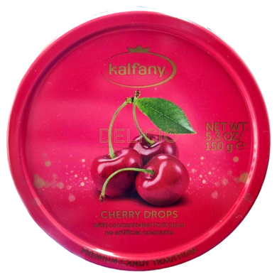 Льодяники Kalfany Cherry Candies 150г 6270302 фото Деліціо фуд