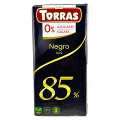 Шоколад Torras чорний 85% 75 г 6269043 фото Деліціо фуд