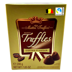 Цукерки Maitre Truffout Truffles Coffee 200 г 6261351 фото Деліціо фуд