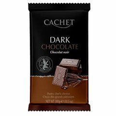 Шоколад чорний Cachet Dark Chocolate 53% 300 г 6260477 фото Деліціо фуд