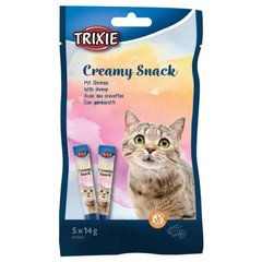 Ласощі для кішок Trixie 42682 Creamy Snack Shrimp з креветкою 5*14г
