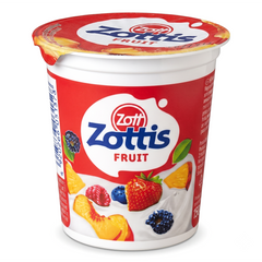Йогурт Zott Цоттіс в асортименті (полуниця, персик, малина, ананас) 0,1% 150г 6271698 фото Деліціо фуд