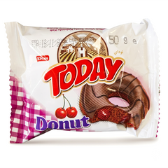 Пончик Elvan Today Donut Cherry 50 г 6271639 фото Деліціо фуд
