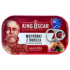 Печінка тріски у власному жирі King Oscar 115 г 6261319 фото Деліціо фуд