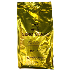 Кава в зернах Nero Caffe Dolce 1 кг ( золота)