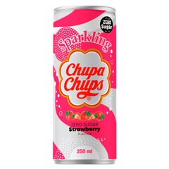 Напій безалкогольний газований без цукру Chupa Chups - Strawberry 250мл 6269901 фото Деліціо фуд