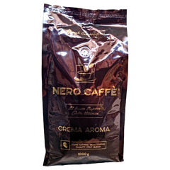Кава в зернах Nero Caffe Crema aroma 1 кг (бронза)