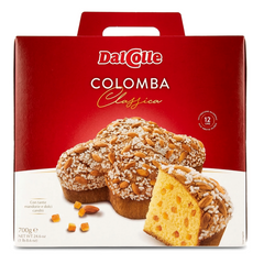 Великодній кекс Dal Colle Colomba Classica з цукатами та мигдалем 700 г 6271514 фото Деліціо фуд