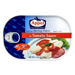 Філе оселедця Appel Herring Filets in Red Tomato Sauce 200 г  6269451 фото Деліціо фуд