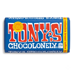 Шоколад Tony's Chocolonely Milk Chocolate Pretzel Toffee 180г 6271702 фото Деліціо фуд