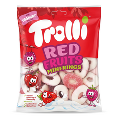 Желейки Trolli Red Fruits Mini Rings 100г 6271647 фото Деліціо фуд