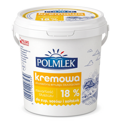 Сметана Polmlek Kremowa 18% 1кг