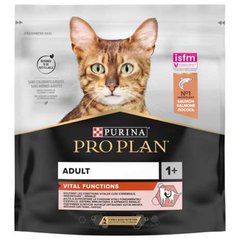 Сухий корм для дорослих котів Purina Pro Plan Adult 1+ Vital Functions з лососем 400 г