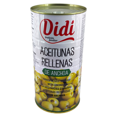 Оливки зелені Didi з анчоусом 1,46 кг 6264723 фото Деліціо фуд