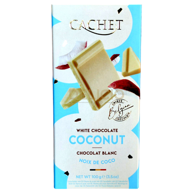 Шоколад білий Cachet Coconut White 100г 6270547 фото Деліціо фуд