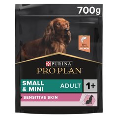 Сухий корм для дорослих собак дрібних порід Purina Pro Plan Small&Mini Adult 1+ Sensitive Skin з чутливою шкірою, з лососем 700 г 20808 фото Деліціо фуд