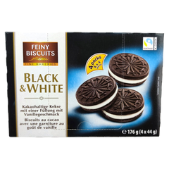 Печиво Feiny Biscuits Black White 176 г 6269172 фото Деліціо фуд