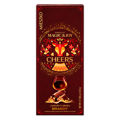 Цукерки шоколадні Mieszko Brandy Праліне з лікером 180 г 6271234 фото Деліціо фуд