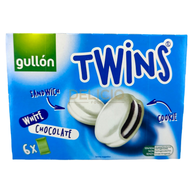 Печиво GULLON Twins сендвіч в білому шоколаді 252г 6269223 фото Деліціо фуд