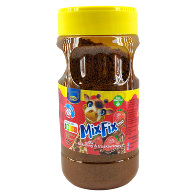 Какао з вітамінами та кальцієм Kruger Mix-Fix зі смаком полуниці 375 г 6269057 фото Деліціо фуд
