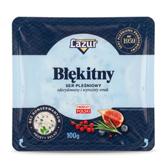 Сир з блакитною пліснявою Lazur - Blekitny 100 г 6262333 фото Деліціо фуд