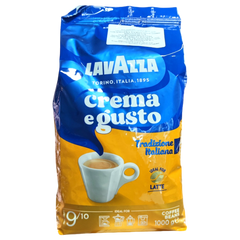 Кава в зернах Lavazza Crema e Gusto Tradizione Italiana 1 кг (Арабіки 70%/Робусти 30%)