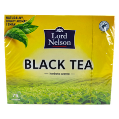 Чай Lord Nelson Black tea 75 пакетиків 6262447 фото Деліціо фуд