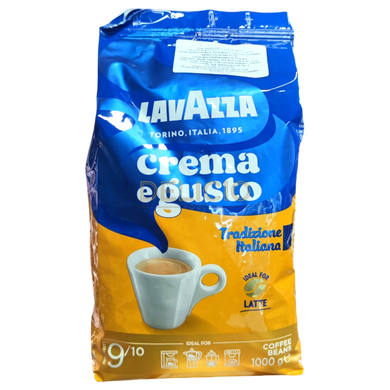 Кава в зернах Lavazza Crema e Gusto Tradizione Italiana 1 кг (Арабіки 70%/Робусти 30%)