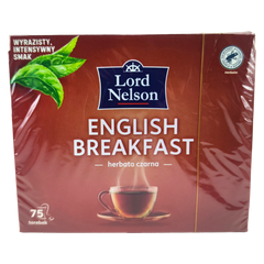 Чай Lord Nelson English Breakfast tea 75 пакетиків 6262446 фото Деліціо фуд