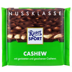 Шоколад молочний Ritter Sport Cashew 100 г 6268780 фото Деліціо фуд