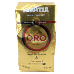 Кава в зернах Lavazza Qualita Oro 500г (100% Арабіки)