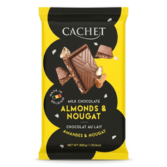 Шоколад молочний Cachet Almonds & Nougat 300 г 6270445 фото Деліціо фуд